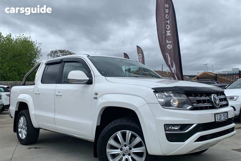White 2017 Volkswagen Amarok Ute Tray TDI550 SPORTLINE 4X4