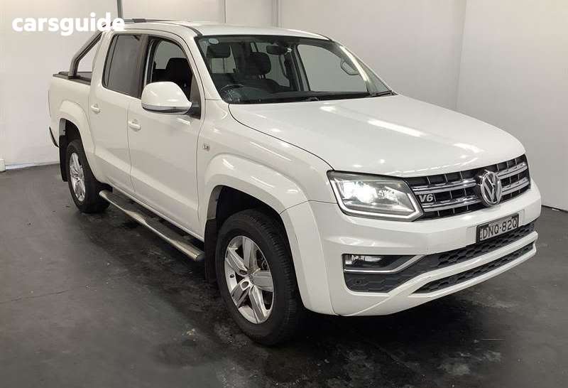 White 2017 Volkswagen Amarok Dual Cab Utility V6 Tdi 550 Highline