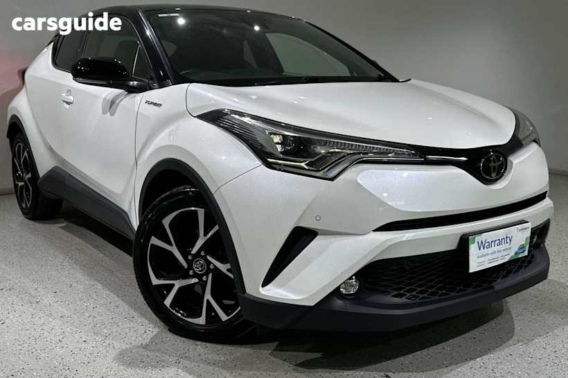 White 2019 Toyota C-HR SUV KOBA F