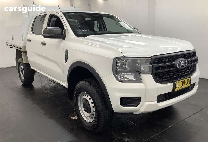 White 2022 Ford Ranger Double Cab Chassis Xl 2.0 (4X4)