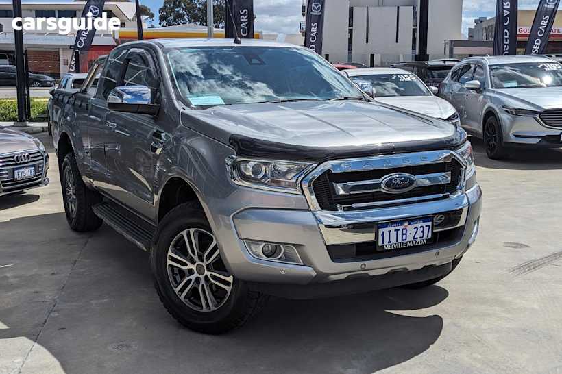 Grey 2016 Ford Ranger Ute Tray XLT 4X4