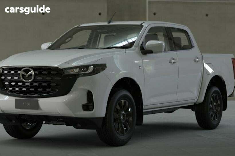 White 2025 Mazda BT-50 Ute Tray XT R