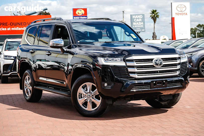 Black 2024 Toyota Landcruiser Wagon Lc300 Sahara (4X4)