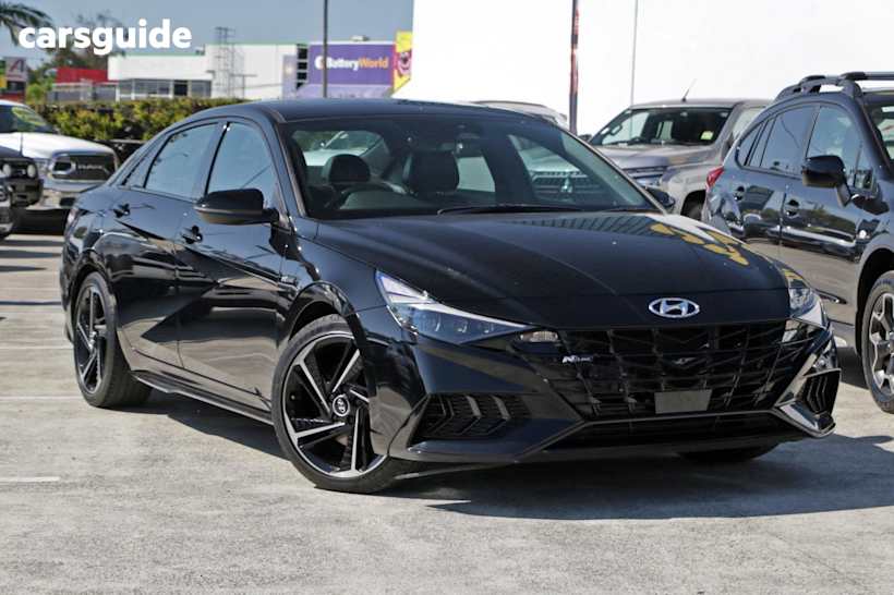 Black 2021 Hyundai I30 Sedan N LINE PREMIUM F