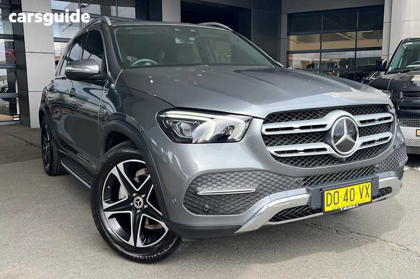 Grey 2021 Mercedes-Benz GLE-Class SUV GLE300 D 4WD