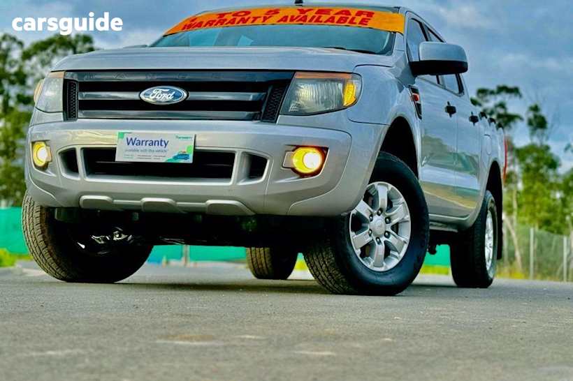 Silver 2013 Ford Ranger Dual Cab Utility Xls (4X4)