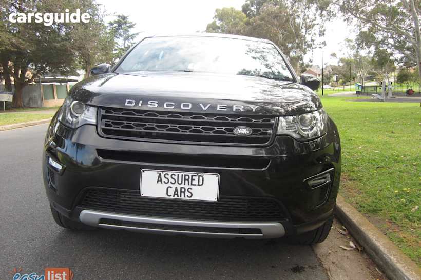 Black 2015 Land Rover Discovery Sport SUV
