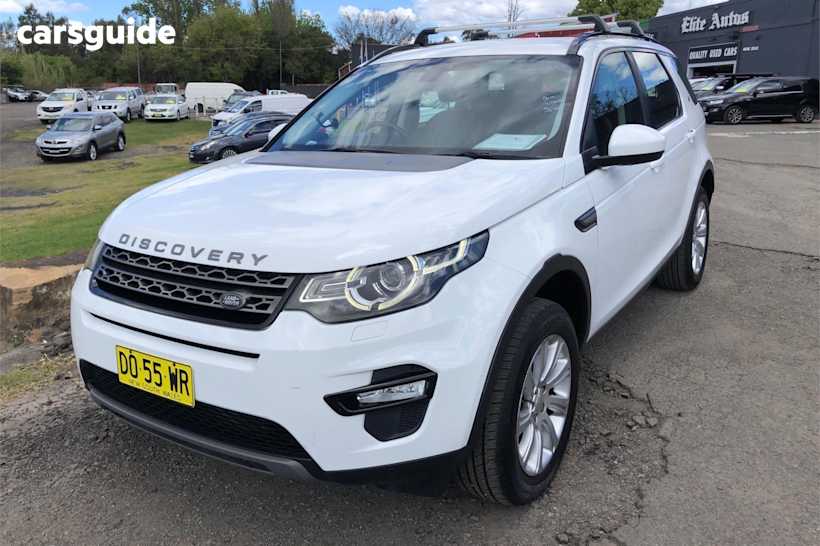 White 2016 Land Rover Discovery Sport Wagon Td4 150 Se 7 Seat