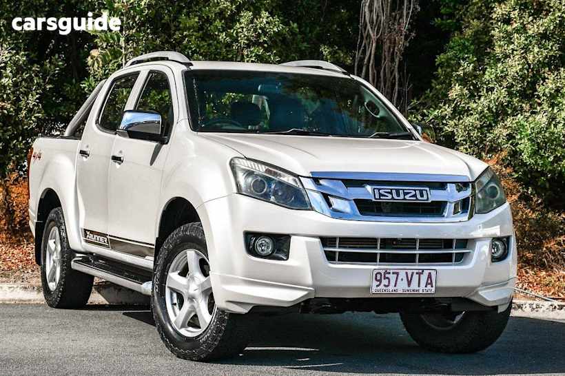 White 2015 Isuzu D-MAX Ute Tray X-RUNNER 4X4