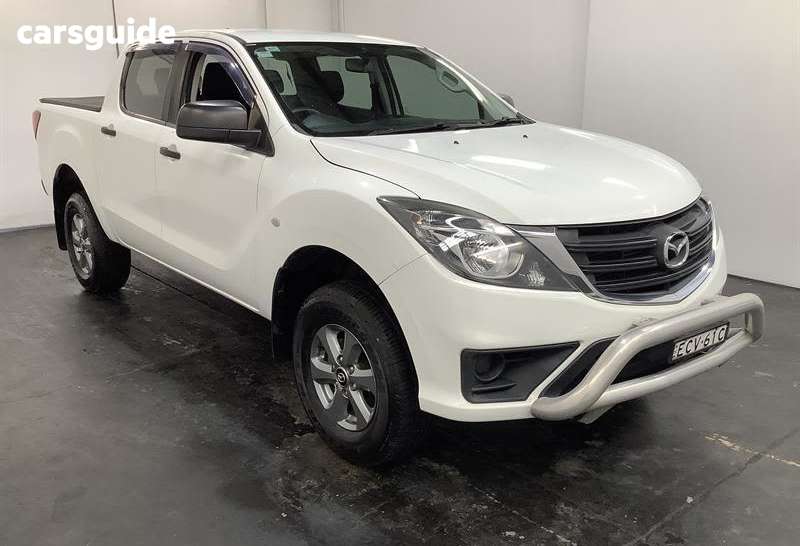 White 2018 Mazda BT-50 Dual Cab Utility Xt (4X2) (5Yr)