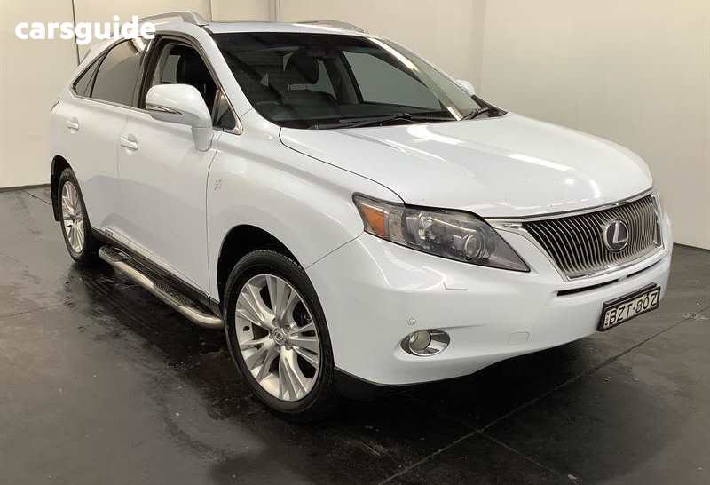 Silver 2011 Lexus RX450H Wagon Sports