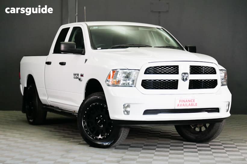 White 2021 Ram 1500 Crew Cab Utility Express (4X4)