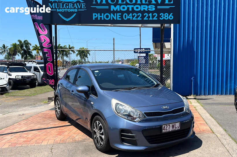 Blue 2016 Kia RIO Hatchback S