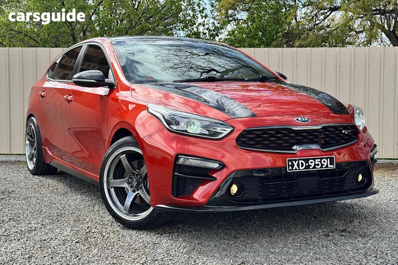 Orange 2019 Kia Cerato Hatch GT F