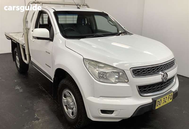 White 2014 Holden Colorado Cab Chassis Ls (4X2)