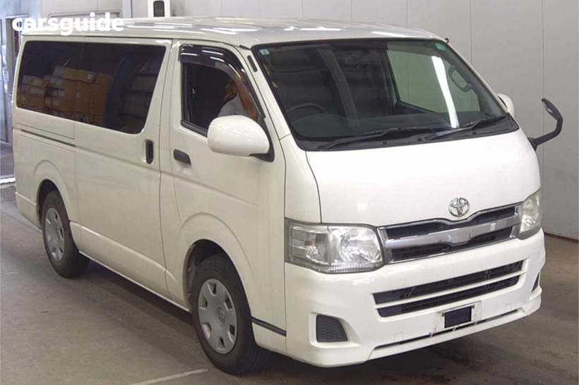 White 2012 Toyota HiAce Commercial DX GL PACKAGE