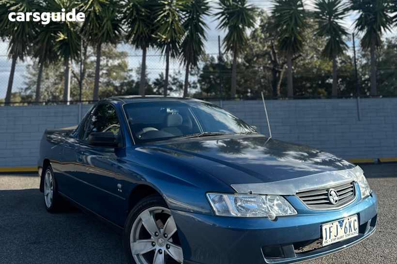 Blue 2003 Holden Commodore Utility