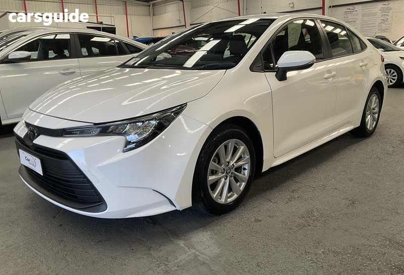 White 2023 Toyota Corolla Sedan Ascent Sport