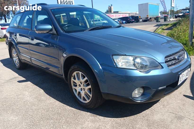 Blue 2005 Subaru Outback Wagon 2.5I Safety
