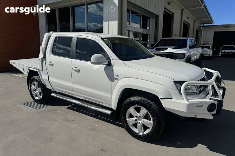 White 2017 Volkswagen Amarok Ute Tray TDI550 HIGHLINE 4X4
