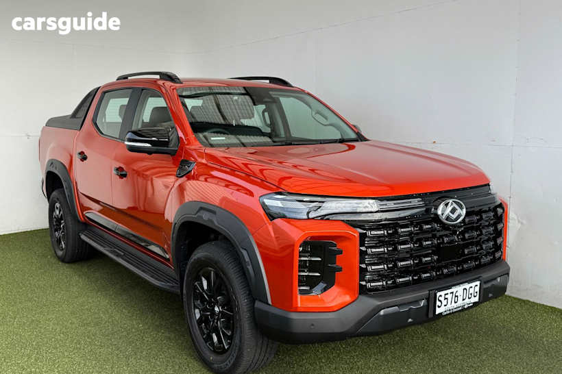 Orange 2025 LDV T60 Ute Tray MAX PLUS 4X4