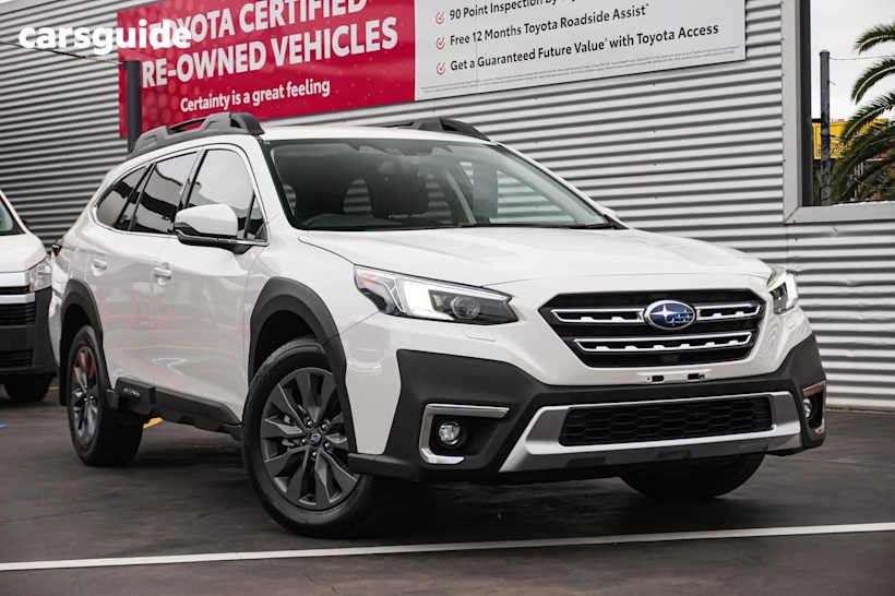 White 2023 Subaru Outback SUV AWD 4WD