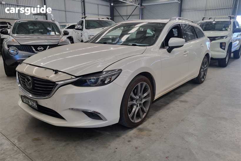 White 2017 Mazda Mazda6 SUV ATENZA F