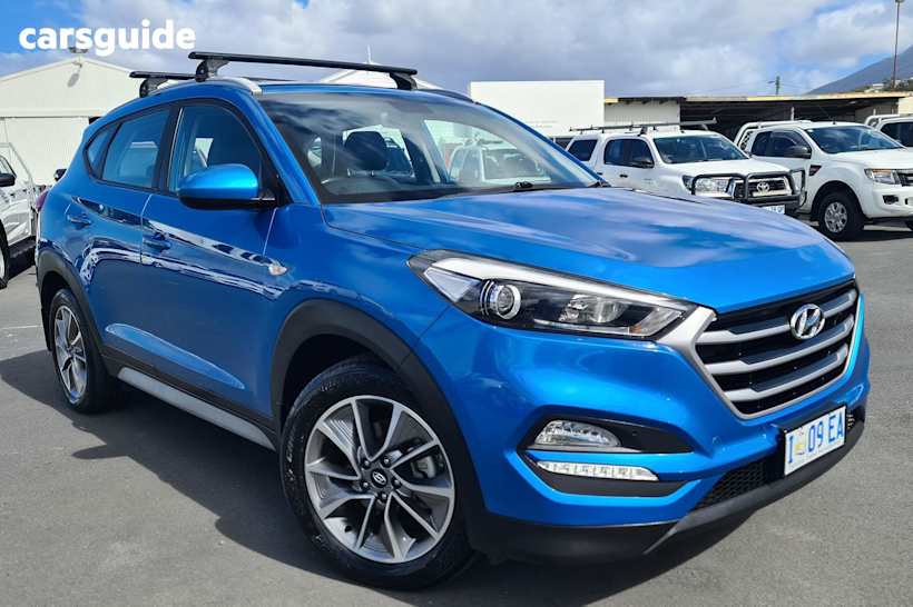 Blue 2017 Hyundai Tucson SUV ACTIVE X F