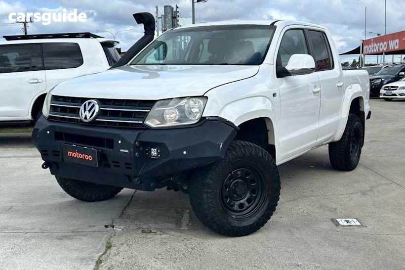 White 2015 Volkswagen Amarok Ute Tray TDI420 HIGHLINE 4X4