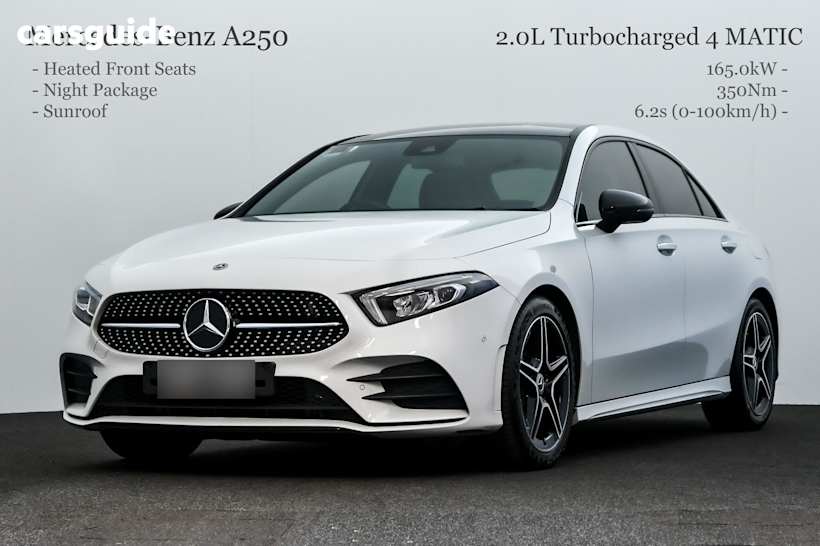 White 2022 Mercedes-Benz A250 Sedan 4Matic