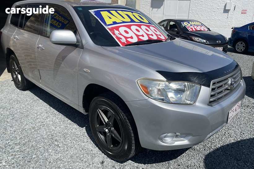 Silver 2008 Toyota Kluger SUV KX-R F
