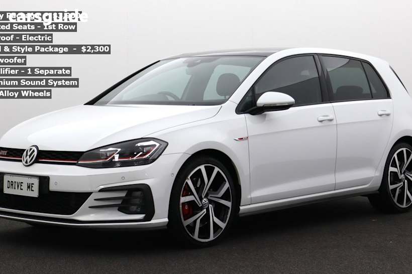 White 2019 Volkswagen Golf Hatch GTI F
