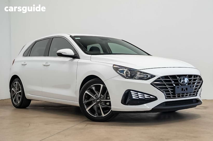 White 2021 Hyundai I30 Hatch ACTIVE F