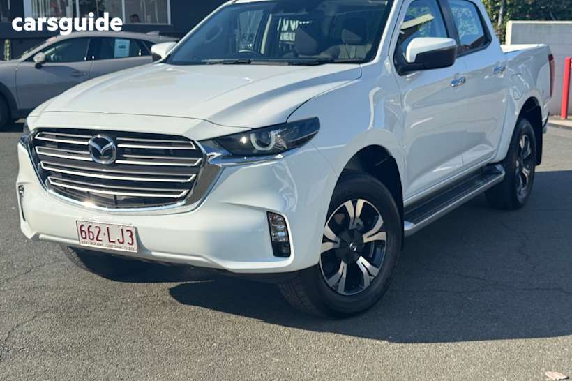 White 2023 Mazda BT-50 Ute Tray XTR 4X4