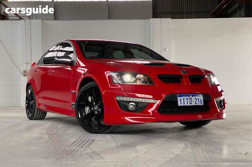 Red 2010 HSV Clubsport Sedan Gxp