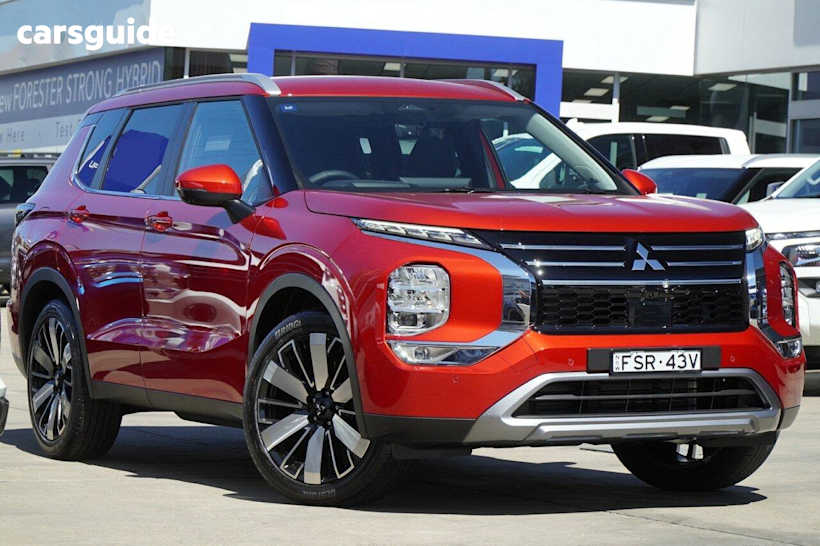Red 2025 Mitsubishi Outlander Wagon Aspire 7 Seat (2Wd)