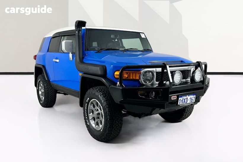 Blue 2011 Toyota FJ Cruiser Wagon