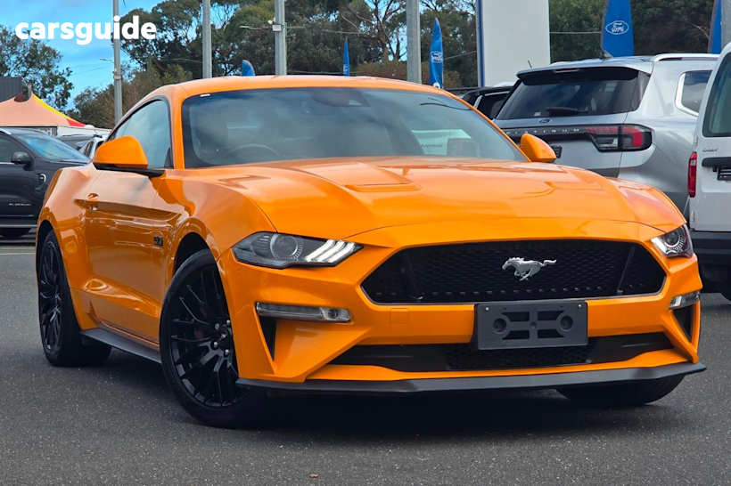 Orange 2018 Ford Mustang Coupe GT R