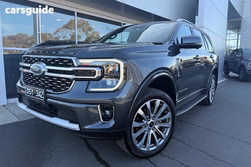 Grey 2024 Ford Everest SUV PLATINUM 4X4