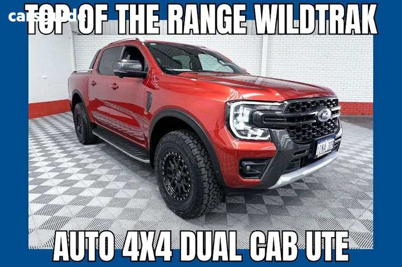 Orange 2022 Ford Ranger Double Cab Pick Up Wildtrak 3.0 (4X4)