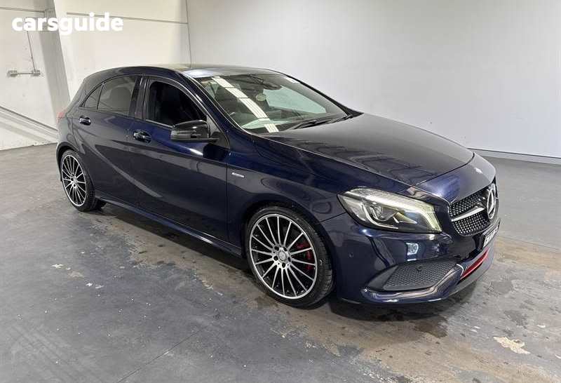 Blue 2017 Mercedes-Benz A250 Hatchback Sport