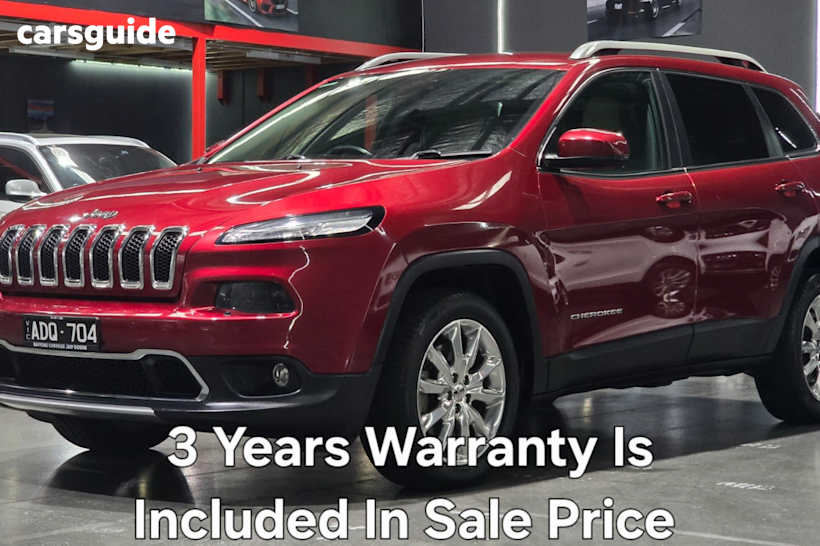 Red 2014 Jeep Cherokee Wagon Limited (4X4)