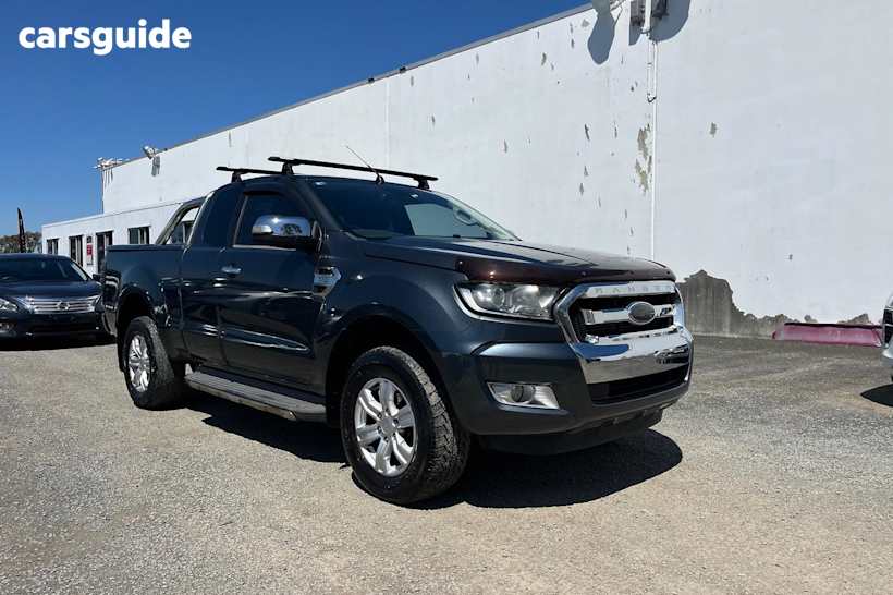 Grey 2016 Ford Ranger Ute Tray XLT 4X4
