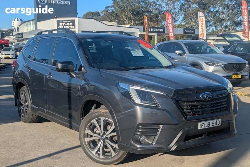 Grey 2022 Subaru Forester Wagon 2.5I Premium (Awd)