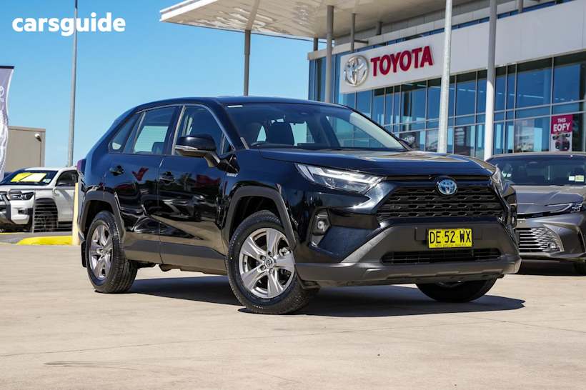 Black 2022 Toyota RAV4 Wagon Gx (2Wd) Hybrid