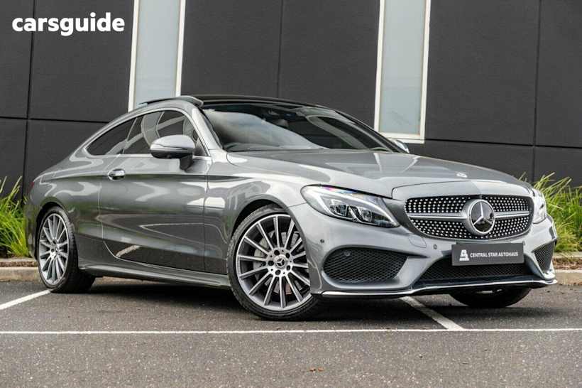 Grey 2018 Mercedes-Benz C250 Coupe D