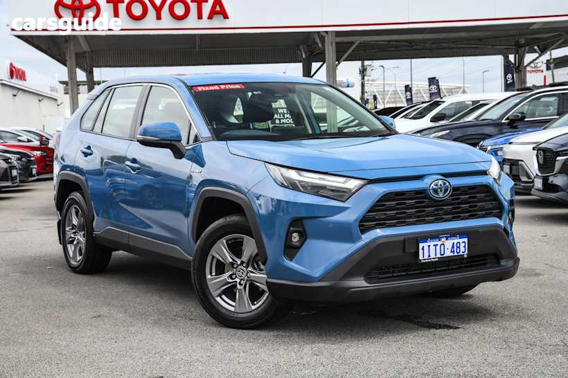 Blue 2022 Toyota RAV4 SUV GX F