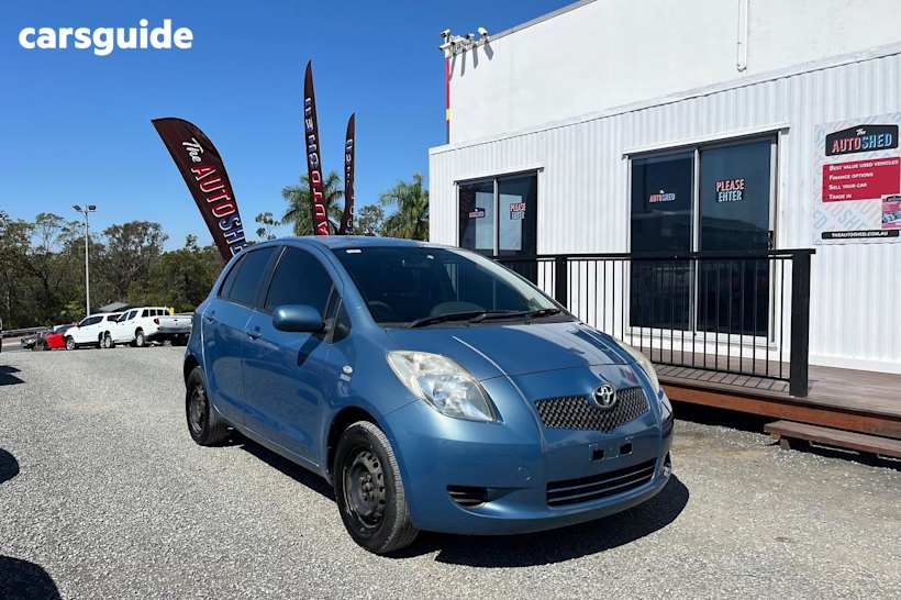 Blue 2007 Toyota Yaris Hatch YR F