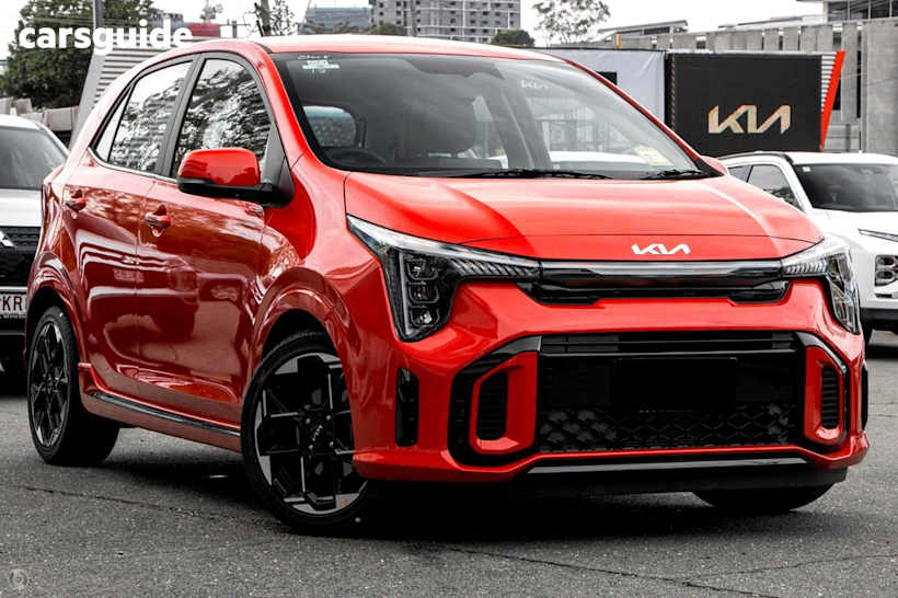Red 2025 Kia Picanto Hatch GT-LINE F