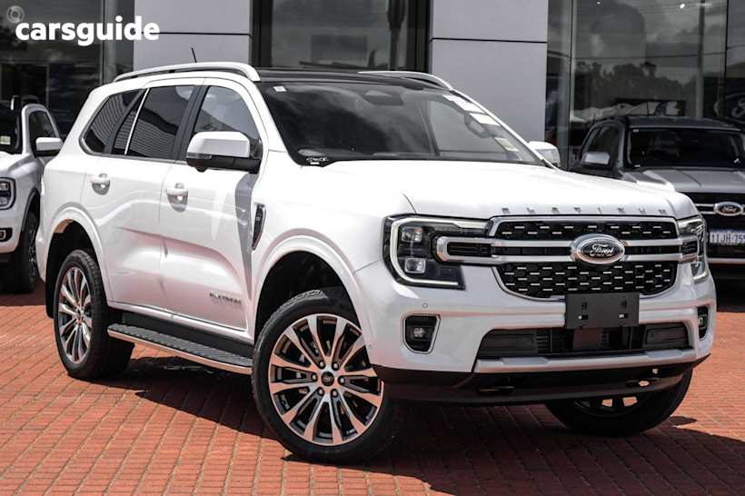 White 2025 Ford Everest SUV PLATINUM 4X4